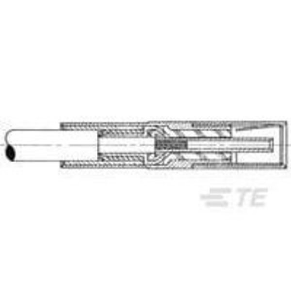 Te Connectivity 142-1000-0001=PLUG STRAIGHTSO 3-1532006-6